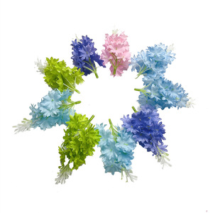 Ramos de flores de lavanda artificiales de 13 cm para accesorios de fotografía de bodas y decoración del hogar - Product Image 5