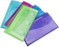 Dompet Popper transparan terang PP murah kustom klip tas nyaman