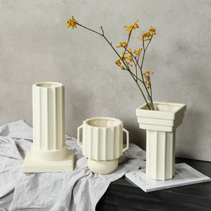 Vaso in <span class=keywords><strong>Ceramica</strong></span> Grande all'Ingrosso, Articolo Decorativo Creativo, Vaso Semplice per Fiori Secchi, Stoviglie in <span class=keywords><strong>Ceramica</strong></span> - Product Image 3
