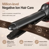 Torlin Affichage LED Antistatique Chauffage Rapide Température Réglable Outil de Coiffure OEM ODM Lisseur et Fer à Boucler 2 en 1