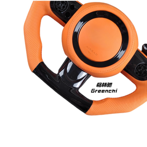 <span class=keywords><strong>Volant</strong></span> de course F1 en fibre de carbone forgée miniature, en cuir, en forme de D, à 2 branches, diamètre standard, pour modèles <span class=keywords><strong>Cooper</strong></span> <span class=keywords><strong>S</strong></span> R50-R59 F54-F60 - Product Image 3