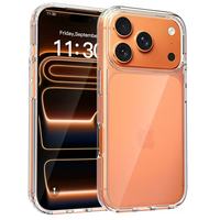 Coque transparente anti-rayures en acrylique pour iPhone 17, étui en TPU PC haute transparence pour iPhone 17 16, étui pour iPhone 17 Pro Max, Nouveauté 2025