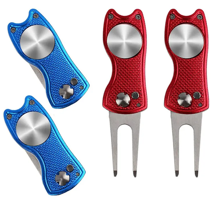 Groothandel Divot Tools Golf Jeugd Divot Accessoires Tools Cadeau Custom Gepersonaliseerde Divot Reparatie Tool