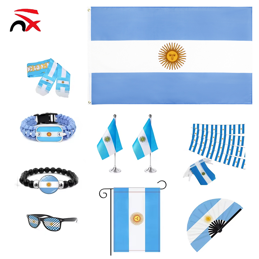 Argentinië Uit shirt WK Voetbal 2022 – Korte Mouw – voetbal pakje