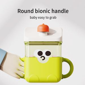 Gobelet pour enfants en silicone de qualité alimentaire, style dessin animé, résistant aux chocs et anti-fuite, idéal pour l'apprentissage de la boisson des bébés - Vente flash - Product Image 5