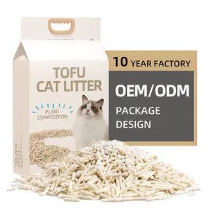 ODM OEM Manufacture ToFu Katzenstreu Staubfreier Klumpen Premium Bentonit Katzenstreu sand