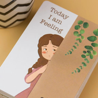 Cartes cognitives personnalisées imprimées pour jeu de mémoire avec papier couché durable