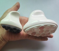 Rouleau de massage facial en jade glacé pour le visage, outil de soin de beauté pour le lifting et le soulagement des gonflements