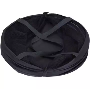 Hot Selling Mesh Cylinder Dirty Clothes <b>Laundry</b> Hamper Collapsible Foldable <b>Pop</b>-<b>up</b> <b>Laundry</b> <b>Basket</b> - Product Image 2