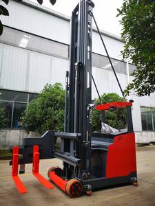 Gerbeur assis trois directions de 1,6 tonne, élévateur 12 m, chariot élévateur pour allées super étroites pour stockage haute densité - Product Image 3
