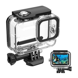 HONGDAK Accessoires pour GoPro, boîtier de protection étanche avec coque, utilisable jusqu'à 45 mètres sous l'eau pour la caméra <span class=keywords><strong>Go</strong></span> <span class=keywords><strong>Pro</strong></span> <span class=keywords><strong>Hero8</strong></span> - Product Image 1