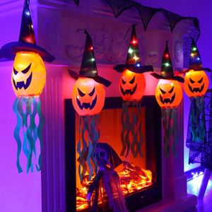 Halloween Outdoor Hanging Decorations Pumpkin Lanterns Ghost <b>Lights</b> String <b>Lights</b> Colorful Scene Arrangement <b>Party</b> Decorations - Product Image 6