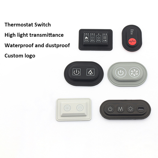 Custom Conductive Silicone Keypad, Rubber Push Button for Robotic Vacuum, Calculator, Remote Control & Hardware Products