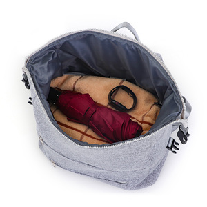 Borsa per pannolini da viaggio da donna multifunzione in Neoprene di grande capacità personalizzata - Product Image 3