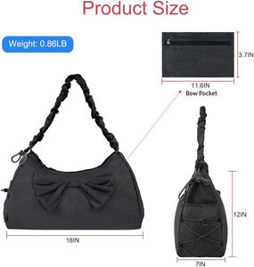Muestra Gratis, Bolso de Viaje Plegable y Expandible, Impermeable, para Yoga, Fin de Semana, Gimnasio, Equipaje, Bolso de Mano para Mujer - Product Image 5