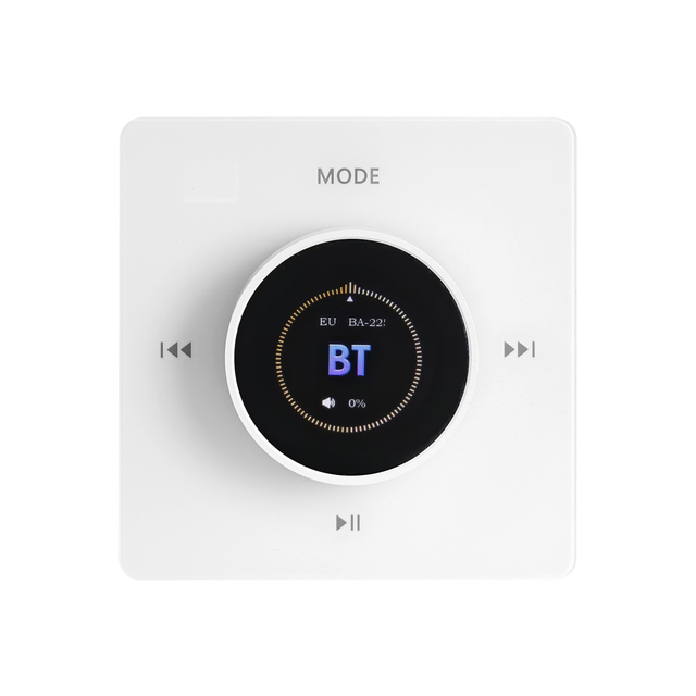 EU Standard Smart Home Audio 2 Channels 25W Auracast Blue-tooth Wall Amplifier with FM