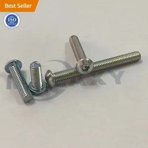 Stainless Steel M3 Button Head Hex Socket Cap Screw Bolts, M3 x 4/5/6/8/10/12/14/16/18/20/25mm Fully Machine Thread Screw