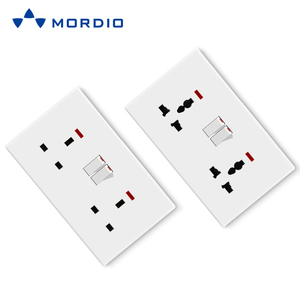 A2 saso interruptor de parede elétrico, britânico, pc + cobre, 3gang, interruptor de 2 vias - Product Image 3