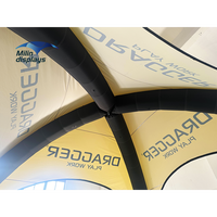 Tente de protection solaire gonflable personnalisée pour sports de plein air, auvent publicitaire, dôme araignée X, gazebo gonflable, abri étanche pour salons professionnels et courses