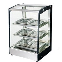 Mostrador de Venta caliente en 3 estantes pollo frito Calentamiento de comida caliente soporte de buffet escaparate de exhibición más cálido