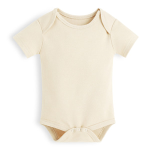 Body per Neonati a Maniche Corte in 100% Cotone, Tinta Unita, Modello Triangolare, Essenziale e Personalizzabile - Product Image 3