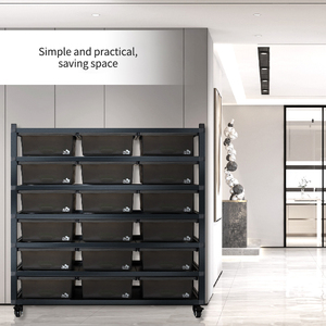 Terrario Rimovibile in Lega di Alluminio per <span class=keywords><strong>Geco</strong></span> <span class=keywords><strong>Leopardino</strong></span>, Recinto per Rettili a Coda Grassa, Gabbia Ecologica Nera - Product Image 4