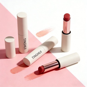 Envase Cosmético Recargable Personalizado de 3.5g, Contenedor de Lápiz Labial Redondo de Plástico, Tubo de Lápiz Labial Vacío con Empaque - Product Image 2