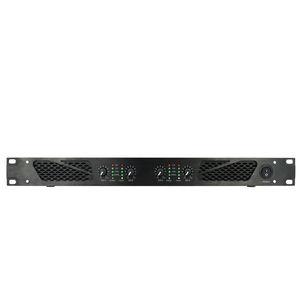 Amplificateur de puissance professionnel AR1450 4 canaux 1U classe-D <span class=keywords><strong>500W</strong></span> * 2 amplificateur PA monté en rack scène Studio son - Product Image 3