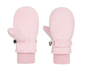 Gants de ski roses pour enfants, mitaines imperméables, antidérapantes, réglables, pour snowboard, sports de plein air, équipement de protection des mains chauds - Product Image 1