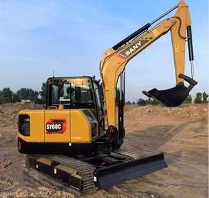 Mini excavatrice utilisée de SANY SY60c, mini excavadora SANY SY60c adapte des chantiers de construction multiples - Product Image 2