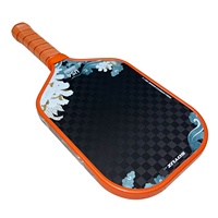 Raquette de pickleball SOYUZ T700 3K en fibre de carbone brute, mousse EPP de 14 mm, forme allongée thermoformée, approuvée USAPA