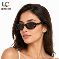 Lunettes de soleil polarisées UV400 en acétate faites à la main de haute qualité, forme rectangulaire étroite, pour la plage, les voyages, les vacances, pour femmes, OEM