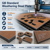 Tôles d'acier laqué à chaud de haute qualité, conformes aux normes GB, Q235NH, Q355NH, Q355GNH, Q460NH, Q500NH, Q550NH, pour soudage, 6-150 mm