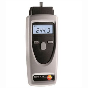 เครื่องวัดความเร็วรอบ Testo 470 ของแท้รุ่นใหม่ แบบไม่สัมผัสและแบบกลไก วัดความเร็วรอบแบบดิจิตอล - Product Image 1