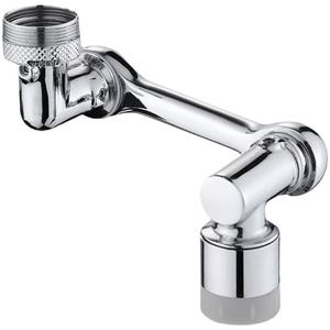 <span class=keywords><strong>Robinet</strong></span> à bras mécanique ABS à poignée unique, bec d'extension de salle de bain rotatif Antisplash moderne, <span class=keywords><strong>lavabo</strong></span> de cuisine universel - Product Image 1