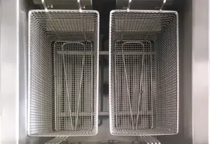 Freidora Industrial a Gas, Freidora Eléctrica Abierta Doble, Freidora de Papas a Gas, Freidora de Pollo a Presión - Product Image 6