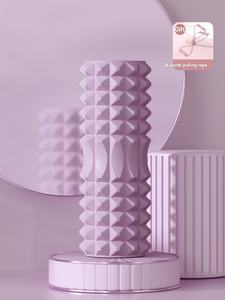 ลูกกลิ้งโยคะ Crescent Axis แบบพกพา ทนทาน แบ่งโซนการนวดสองส่วน สำหรับผ่อนคลายกล้ามเนื้อขา อุปกรณ์นวดสำหรับใช้ในบ้าน - Product Image 4