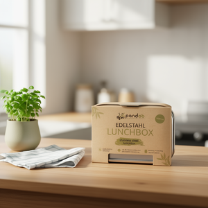 Boîte à lunch Pandoo en acier inoxydable 1200 ml, étanche avec séparateur - Product Image 3