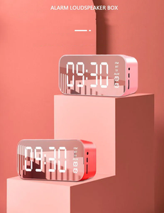 Reloj despertador inteligente A18, reloj de mesa con <span class=keywords><strong>alarma</strong></span> Dual, pantalla Digital Led, decoración del hogar, Subwoofer HIfi, altavoz inalámbrico Bt - Product Image 5