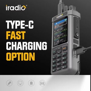 Vente flash - Radio bidirectionnelle multibandes <span class=keywords><strong>Iradio</strong></span> UV-98 Plus GPS Air Band 5W longue portée pour l'extérieur - Product Image 4