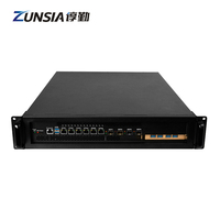 4 * SFP 10G 6 LAN 2U Rackmount Case 12th Gen Core I9 I7 I5 LGA 1700 H610 H670 Q670 Industrial Firewall PC 2U Server Rack Chassis