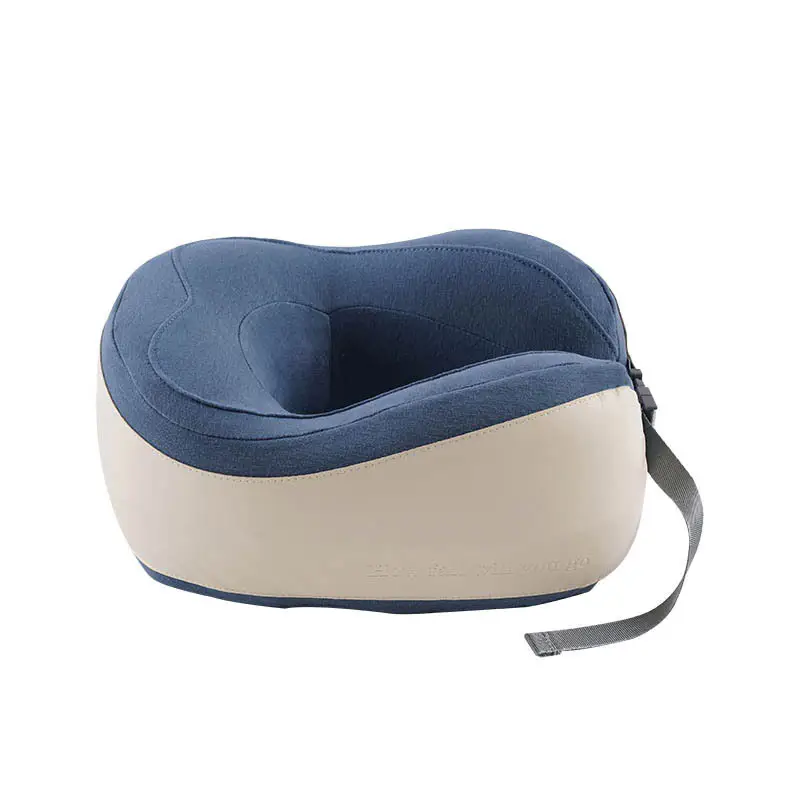 Customization Portable Slow Rebound Memory Foam U-shaped pillow Ergonomic Breathable Soft Neck Warp Support Travel Pillow