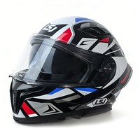 Casque modulaire à double visière homologué DOT, haute résistance, casque moto ABS intégral rabattable