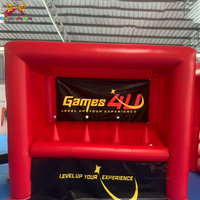 Jeu de tir à l'arc en plein air, jeu interactif sportif gonflable avec matériau PVC et installation facile, entraînement au tir sur cible pour enfants