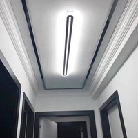 Panneau lumineux en aluminium moderne, éclairage de couloir d'hôtel, lampe murale led pour chambre à coucher, salon, salle à manger