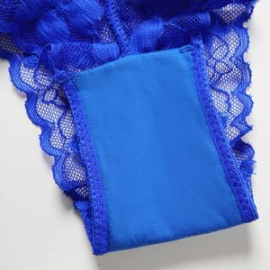 Venta de fábrica Ropa Interior Transparente Sexy Mujeres Ropa Interior Encaje Recorte Señoras Panty - Product Image 5