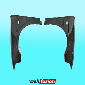 Le revêtement de garde-boue avant en fibre de carbone de haute qualité est utilisé pour améliorer les ailes ventilées pour Honda Civic - Product Image 4