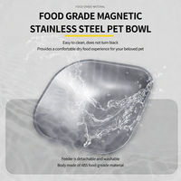 Distributeur automatique de nourriture intelligent pour animaux de compagnie, anti-colmatage, portable (sur batterie/charge), design bouteille, élégant, mignon, avec minuterie programmable