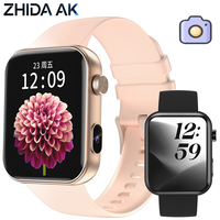 Montre connectée P51 avec fonction d'appel et caméra, caméra pour prendre des photos et enregistrer des vidéos, surveillance de la santé en extérieur, montre de sport