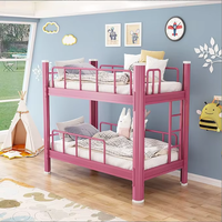 Lit superposé en métal pour enfants - Conception durable et écologique avec couleurs personnalisables pour chambre à coucher, école, hôtel